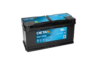 DETA Start-Stop AGM DK1050 105 A/h 950 A R+ 393x175x190 мм