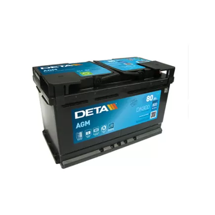 DETA Start-Stop AGM DK800 80 A/h 800 A R+ 315x175x190 мм