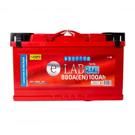 ELAB +EFB 100 A/h 880 A R+ 353x175x190 мм