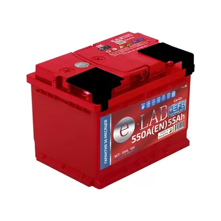 ELAB +EFB 55 A/h 550 A R+ 242x175x190 мм