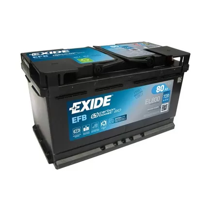 EXIDE Start-Stop EFB EL800 80 A/h 720 A R+ 315x175x190 мм