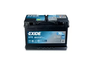 EXIDE Start-Stop EFB EL700 70 A/h 720 A R+ 278x175x190 мм