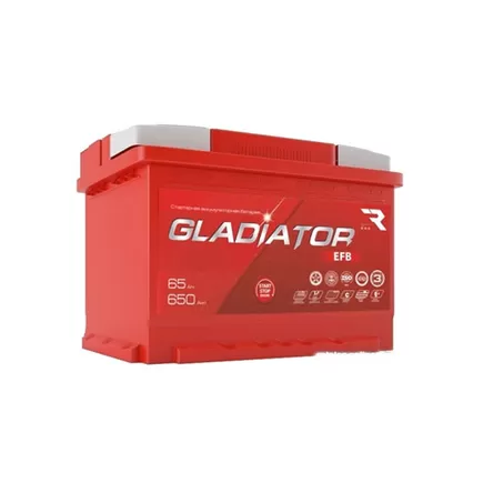 Gladiator EFB 65 A/h 650 A R+ 242x175x190 мм