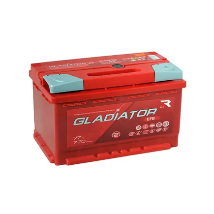 Gladiator EFB 77 A/h 770 A R+ 278x175x190 мм