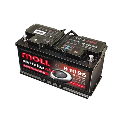 MOLL M3+ AGM 95 A/h 850 А R+ 353x175x190 мм