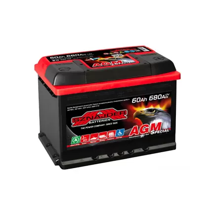 Sznajder Special AGM 60 A/h 680 А R+ 242x175x190 мм