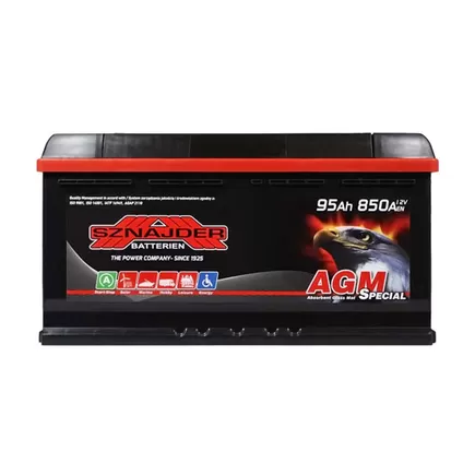 Sznajder Special AGM 95 A/h 850 А R+ 352x175x190 mm