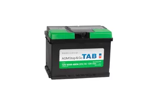 TAB EcoDry StopGo AGM 60 A/h 680 А R+ 242x175x190 мм