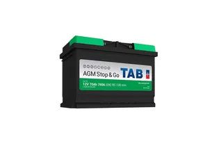 TAB EcoDry StopGo AGM 70 A/h 760 А R+ 278x175x190 мм