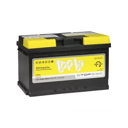 Topla EFB STOP&GO 112065 65 A/h 650 A R+ 278x175x175 мм