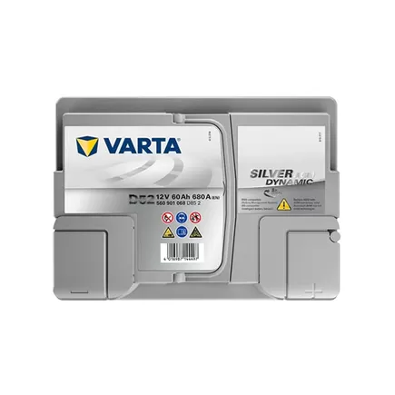 VARTA Silver Dynamic AGM D52 60 А/h 680 А R+ 242x175x190 мм