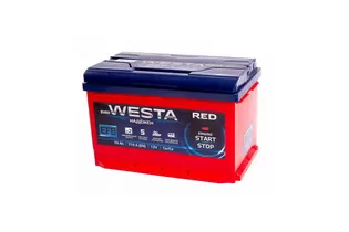 WESTA RED EFB 74 Ah 710 А R+ 278x175x175 мм (низкая)