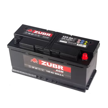 Zubr AGM 105 A/h 950 A R+ 393x175x190 мм
