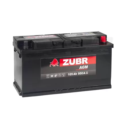 Zubr AGM 105 A/h 950 A R+ 393x175x190 мм