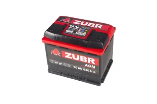 Zubr AGM 60 A/h 630 A R+ 242x175x190 мм