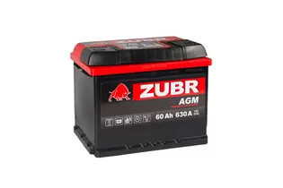 Zubr AGM 60 A/h 630 A R+ 242x175x190 мм
