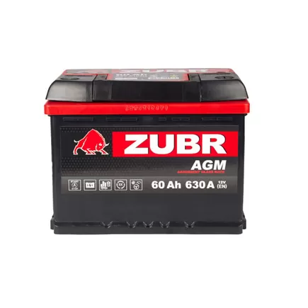 Zubr AGM 60 A/h 630 A R+ 242x175x190 мм