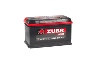 Zubr AGM 80 A/h 800 A R+ 315x175x190 мм