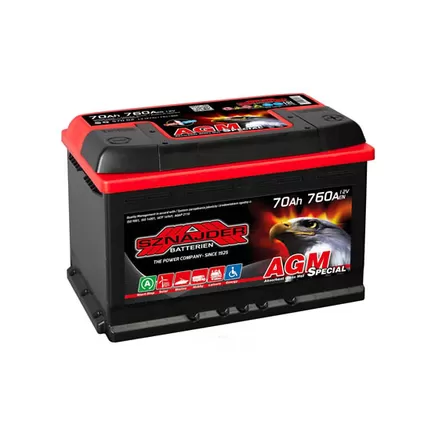 Sznajder Special AGM 70 A/h 760 А R+ 278x175x190 мм