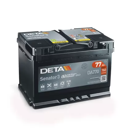 Deta Senator3 DA770 77 A/h 760 A R+ 278x175x190 мм