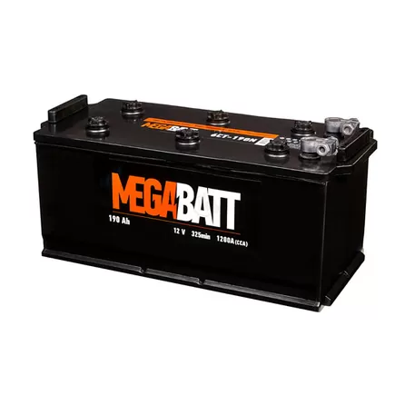 Mega Batt 190 A/h 1250 A R+ 525x240x243 мм