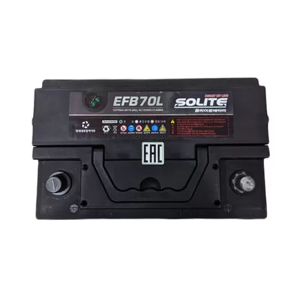 Solite EFB 70 A/h 680 А R+ 278x175x190 мм