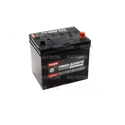 Patron PB60-520 EFB 60 A/h 520 A R+ 230x175x200 мм