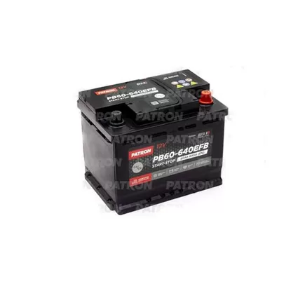 Patron PB60-640 EFB 60 A/h 640 A R+ 242x175x190 мм