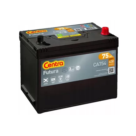 Centra Futura CA754 Asia 75 A/h 630 А R+ 260x173x222 мм
