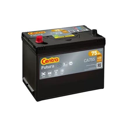 Centra Futura CA755 Asia 75 A/h 630 А L+ 260x173x222 мм