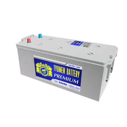 Tyumen Battery Premium 220 A/h 1450 A R+ 488x223x223 мм