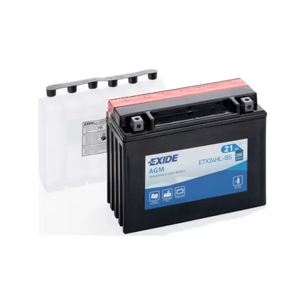 Exide ETX24HL-BS 21 A/h 350 А L+ 205x90x165 мм