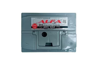 ALFA EFB 60 R 60 A/h 620 A R+ 242x175x190 мм