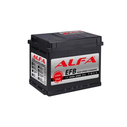ALFA EFB 65 R 65 A/h 650 A R+ 242x175x190 мм