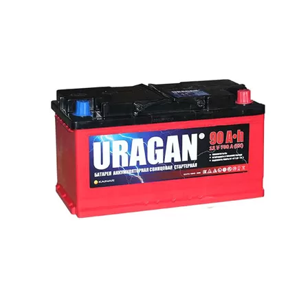 Uragan 90 A/h 700 A R+ 353x175x190 мм