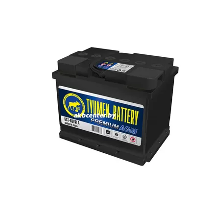 Tyumen Battery Premium AGM 60 A/h 650 A R+ 242x175x190 mm