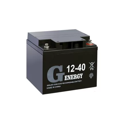 Аккумулятор G-Energy 12-40 (12В/40 А·ч)
