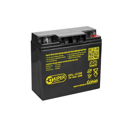 Аккумулятор Kiper GP-12180 (12В/18 А·ч)