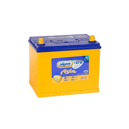 Akom Asia +EFB 75 A/h 750 A L+ 260x175x200 мм