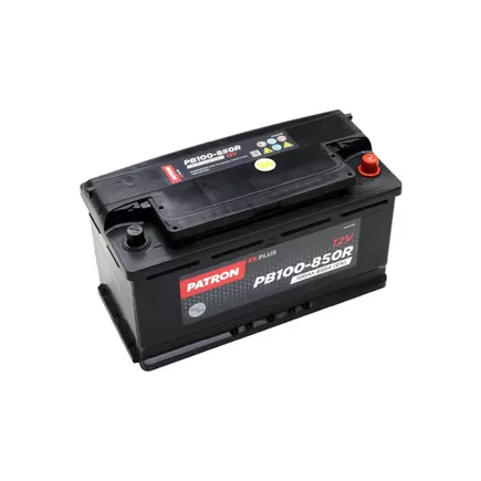 Patron Plus PB100-880R 100 A/h 880 A R+ 353x175x190 мм