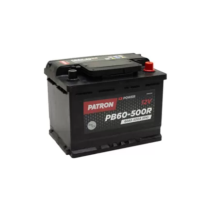Patron Plus PB60-500R 60 A/h 500 A R+ 242x175x190 мм