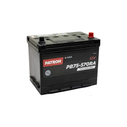 Patron Asia PB75-570RA 75 A/h 570 A R+ 260x175x220 мм
