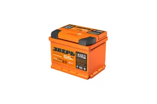 Зверь 6СТ-55 АЗУ R 55 A/h 600 A R+ 242x175x190 мм