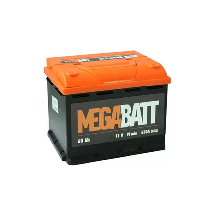 Mega Batt 6CT-60e 60 A/h 480 A R+ 242x175x190 мм