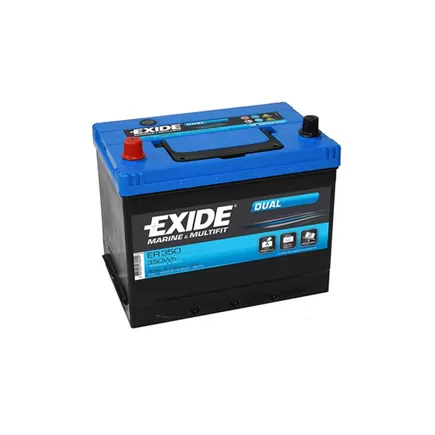 EXIDE DUAL ER350 80 A/H 350WH 510A L+ 260x175x225 мм