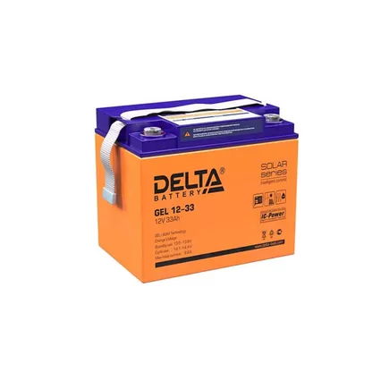 Аккумулятор Delta GEL 12-33 (12V / 33Ah)