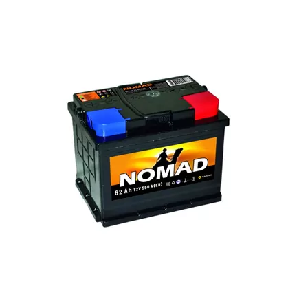Nomad 62 A/h 550 A R+ 242x175x190 мм