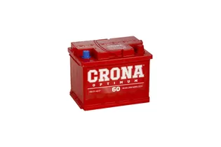 Crona 6СТ-60е 60 A/h 500 A R+ 242x175x190 мм