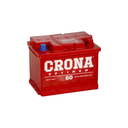 Crona 6СТ-60е 60 A/h 500 A R+ 242x175x190 мм