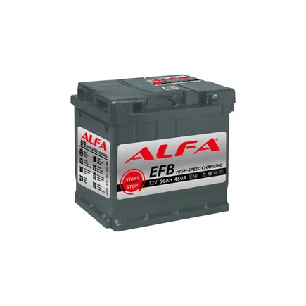 ALFA EFB 50 R 50 A/h 450 А R+ 207x175x190 mm